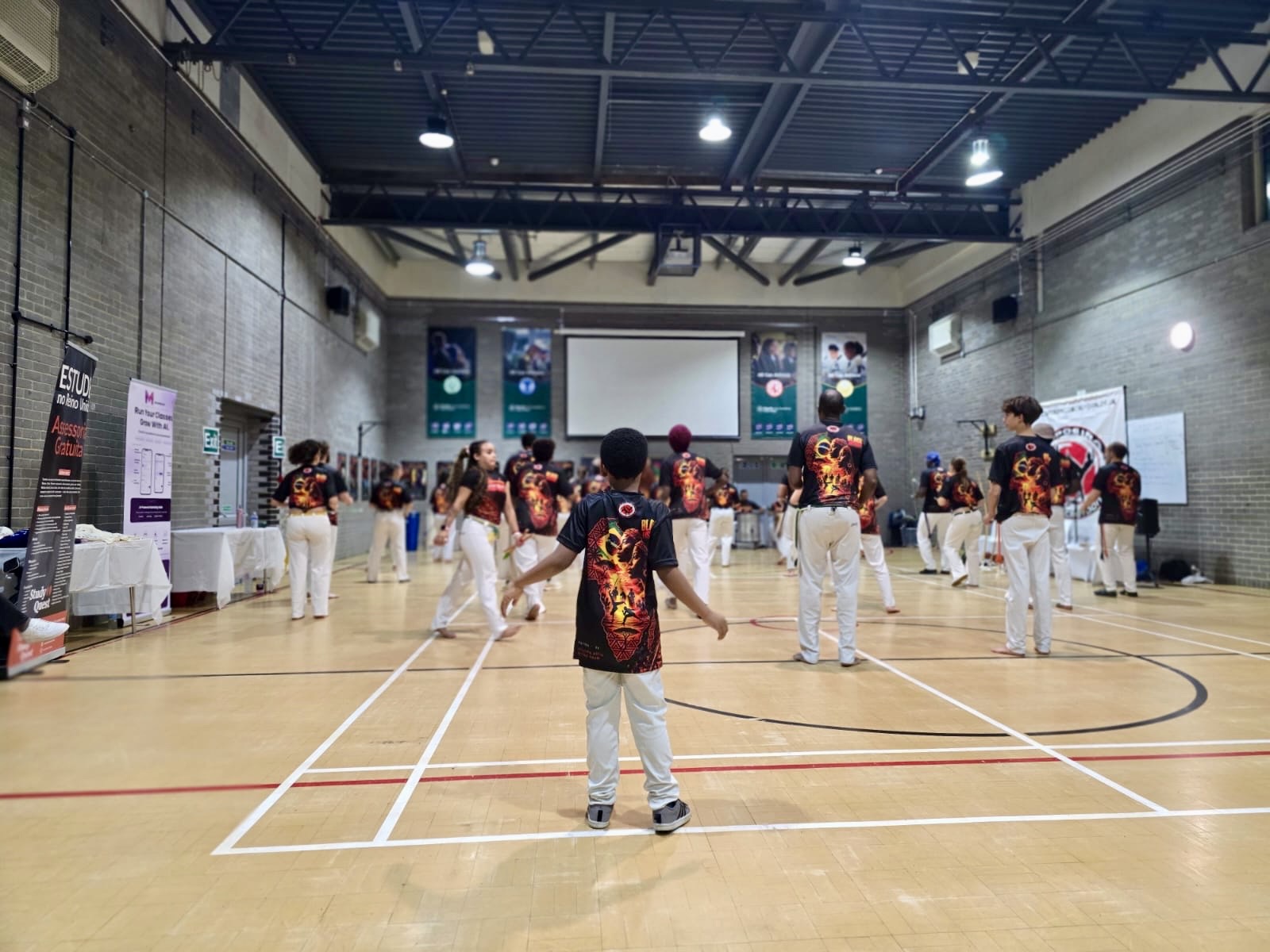 Festival Day warm up at Harris City Academy